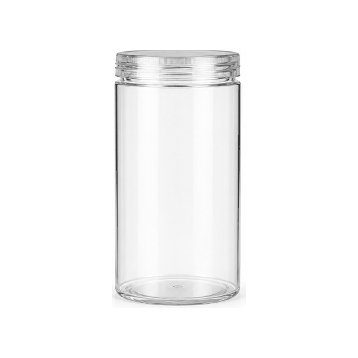 Y85170 900ml 85mm广口PET高筒瓶｜面食茶包干货包装罐