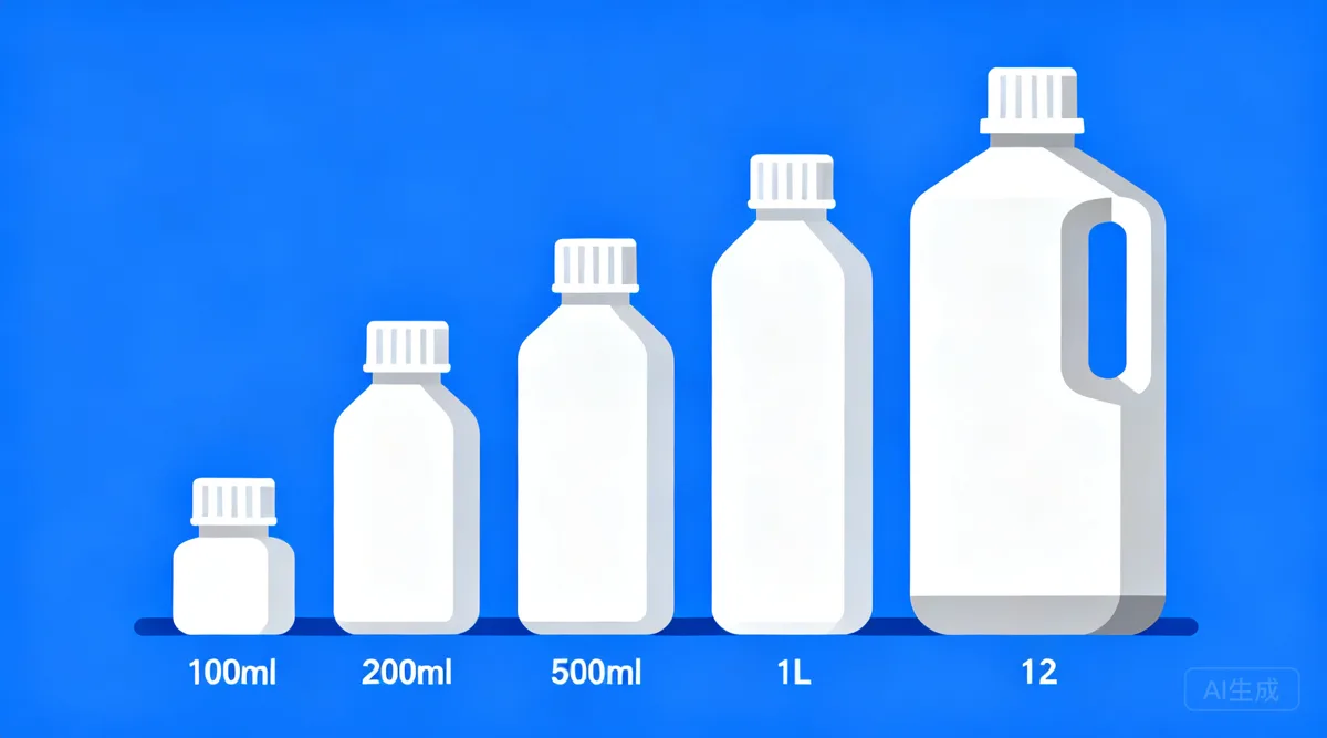 100ml 到 2L：不同容量 PET 瓶的典型应用场景与选型对照表