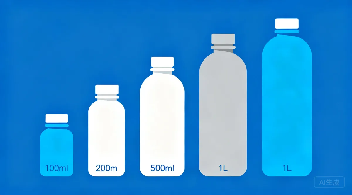 100ml 到 2L:不同容量 PET 瓶的典型应用场景与选型对照表——示意图2