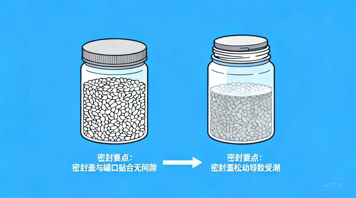广口 PET 罐储存五谷杂粮:密封要点与选型 FAQ——示意图2