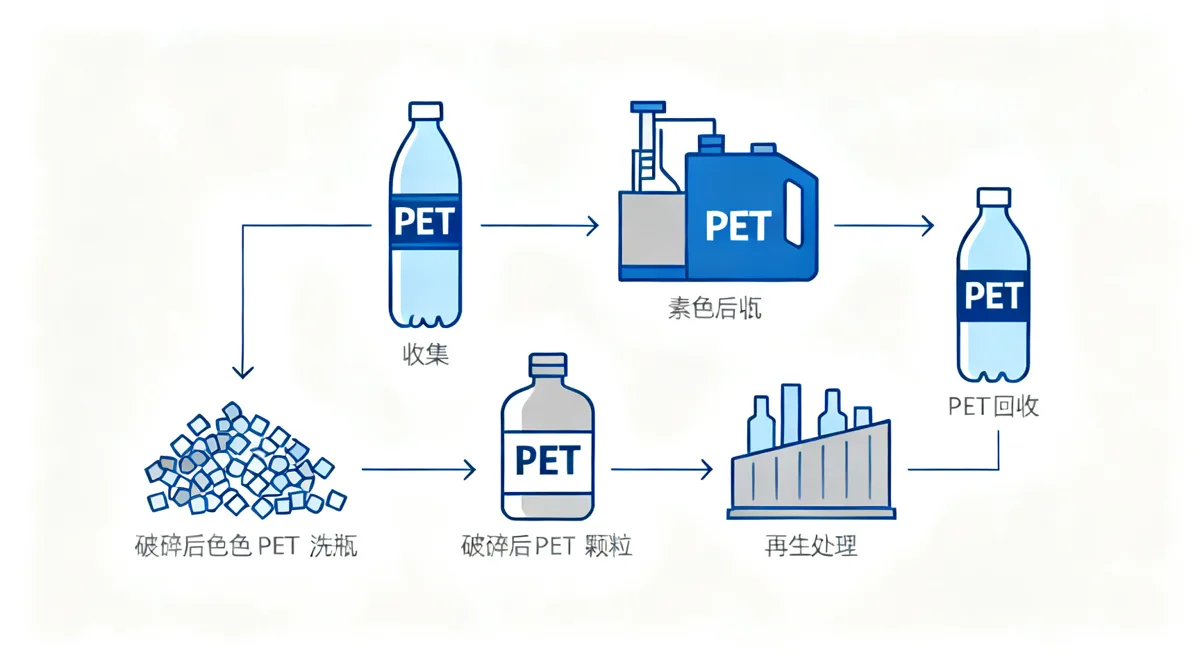 PET瓶回收与环保:食品包装采购商需要知道的常识与FAQ——示意图2