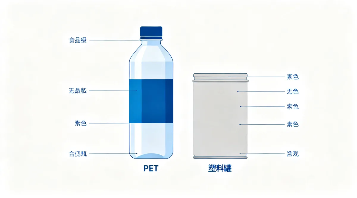 食品级塑料瓶的“食品级”到底指什么?PET瓶/塑料罐采购合规与FAQ——示意图2